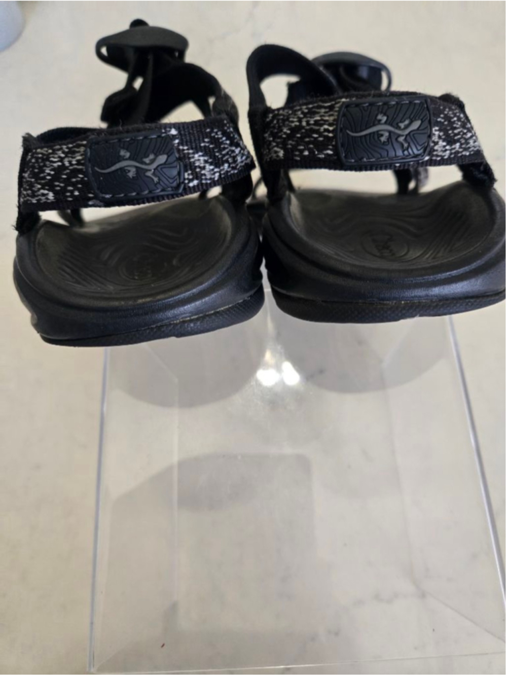 Women's Chaco Sandals Size 6 Black and White - Picture 9 of 12
